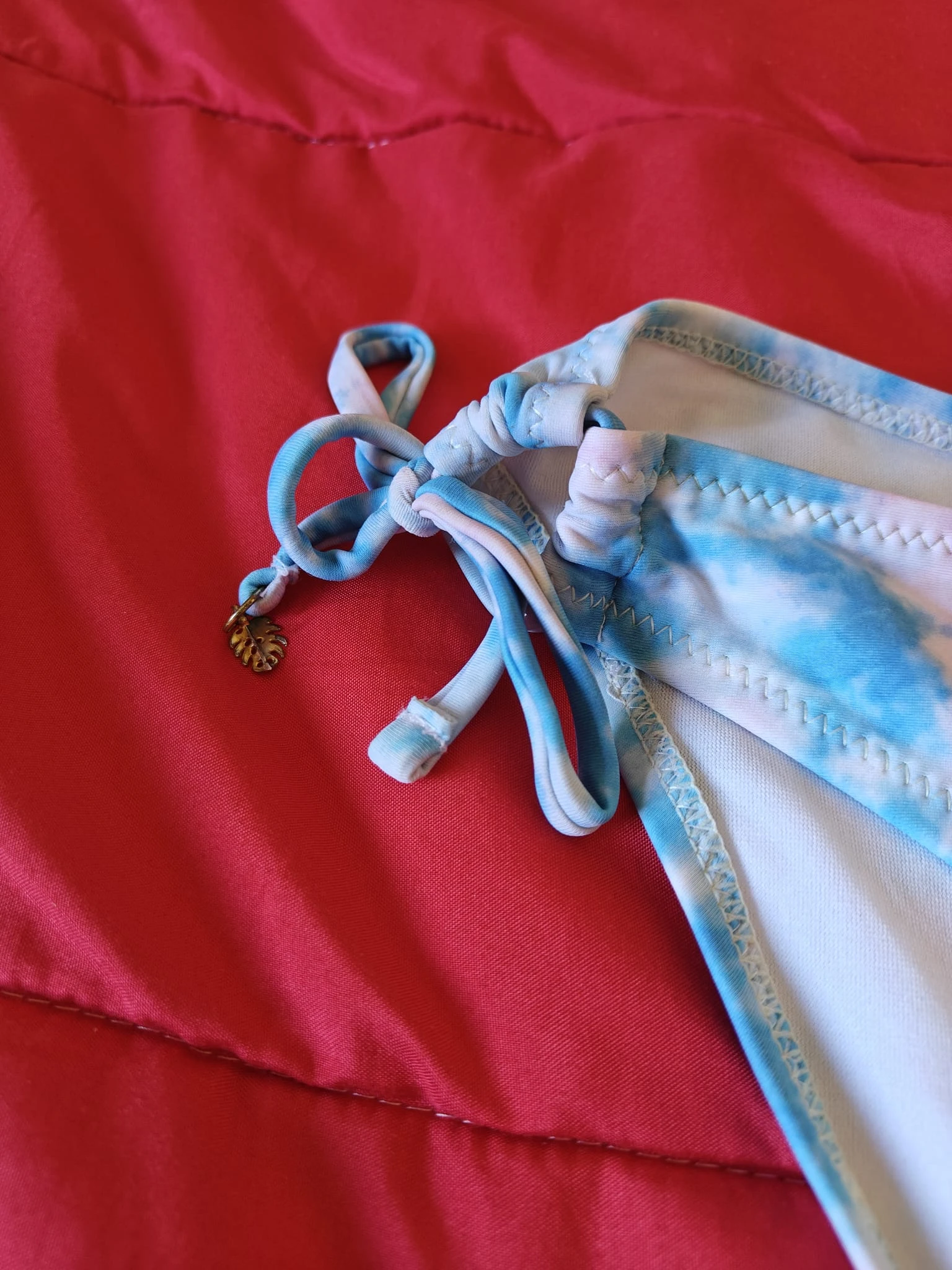 Blue and pink tie-dye bikini bottom – photo 4